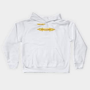 nice goldan arrows art Design. Kids Hoodie